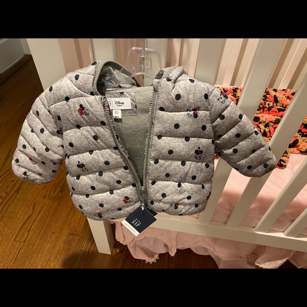 Brand new Minnie jacket with hood